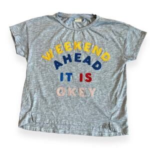 Zara Girls Weekend Ahead Embroidered Tee 9